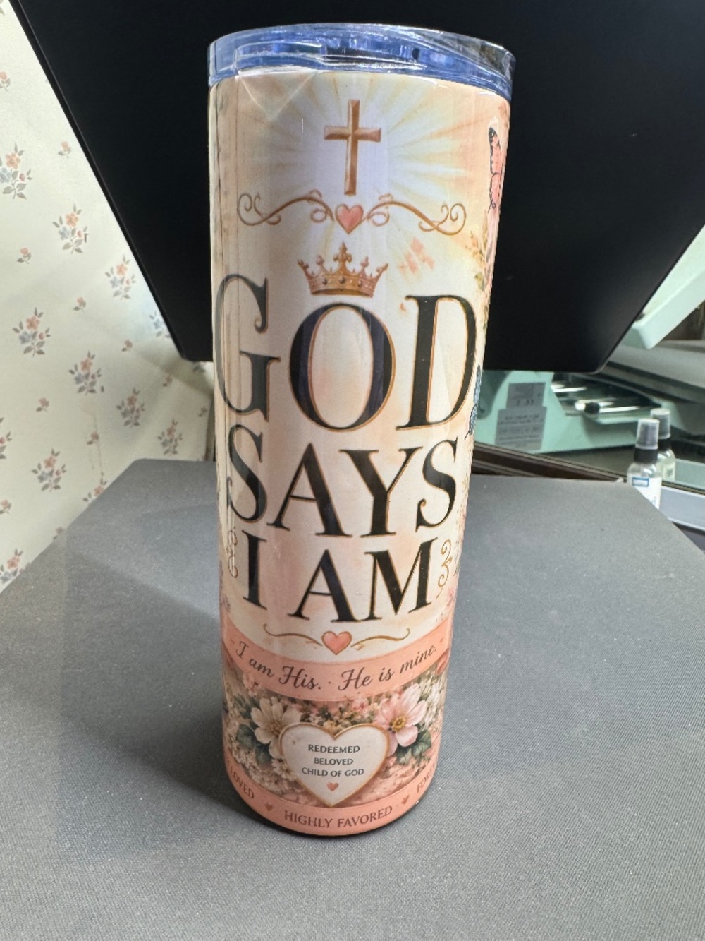 God Says I Am 20 Oz Tumbler